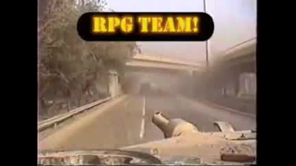 Rolling Into Baghdad - Abrams Tank