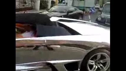 Хромирано Lamborghini Murcielago Lp640 Roadster