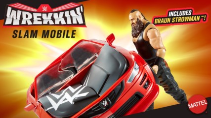 Mattel's WWE Wrekkin' Slam Mobile with Braun Strowman available now