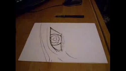 Drawing Sasukes Sharingan Color