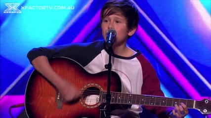 14 godishen hlapak prosylzi jurito i pobyrka publikata The X Factor Australia 2013