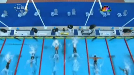 Майкъл Фелпс Побеждава Милорад Чавич На Финала 100 Метра Бътърфлай,  Рим 2009,  Световно По Плуване
