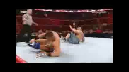 Wwe Raw 5 4 2010 John Cena and Batista Vs Big Show and The Miz (unifed tag team championship) 