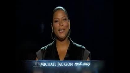 Michael Jackson Memorial - Queen Latifah Tribute - part 3