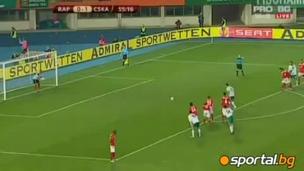 Rapid Wien - Cska Sofia 1_2 Highlights League Europe 2010_20