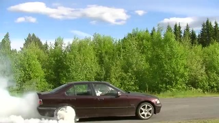 Bmw e36 burnout