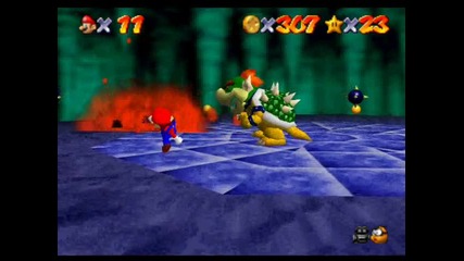 Sm64~bowser in the dark world - 313 coins