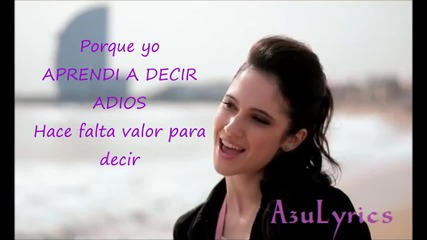 Violetta 3 - Aprendi a decir adios ( Lyrics)
