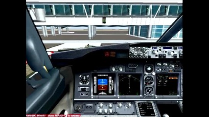 Fsx - Testov klip 3 - Boeing 737-7, София