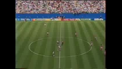1994 Fifa World Cup - Quarter Final - Bulgaria 1 - 1 Germany - Stoichkov