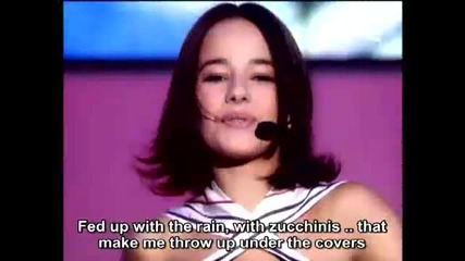 Alizee - Jen Ai Marre (lyrics - French English Translation)
