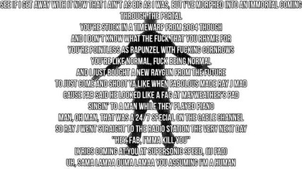 Eminem - Rap God {official Lyrics}