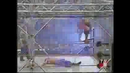 Chris Benoit Vs Kurt Angle Cage Match