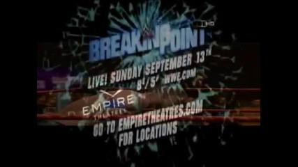 Wwe Smackdown vs Raw 2011 Breaking Point Promo