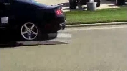 Black Ford Mustang Roush 427r