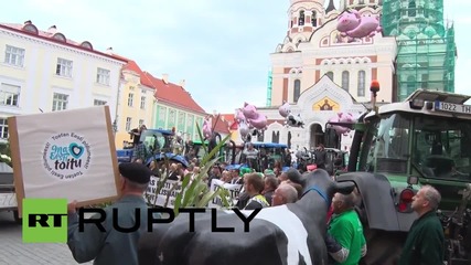 Фермерите в Естония протестират срещу цените на храните