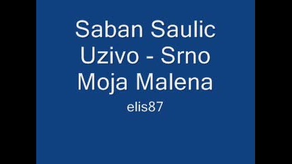 Saban Saulic Uzivo - Srno Moja Malena 