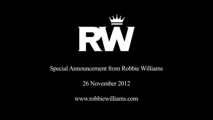 Robbie Williams Announces 2013 Stadium Tour Dates With Special Guest Olly Murs