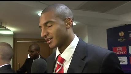 Liverpool s David Ngog reaction to 4 - 1 Euro win 