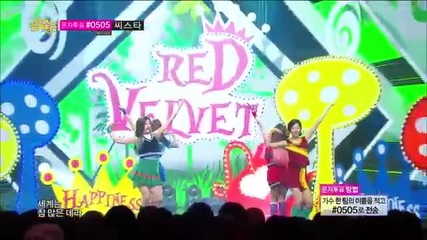 [hot Debut] Red Velvet - Happiness {show Music Core}20140802