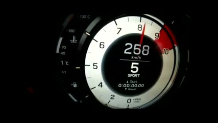 Невероятно Ускорение!! Lexus Lfa 0-260 km/h Acceleration