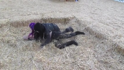 Pumpkin Patch Wrestling Match