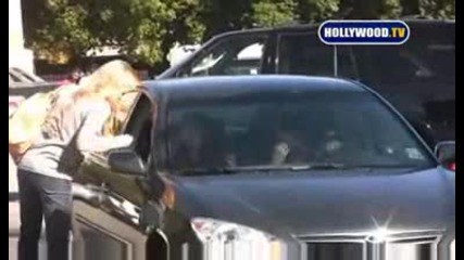 Miley Cyrus and Family Spend Time In Church