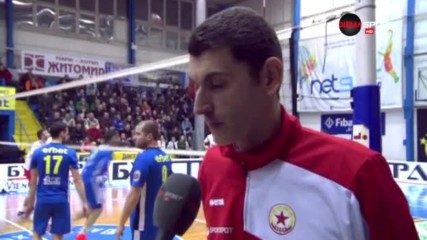 Александър Попов за зала "Армеец"