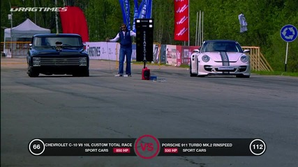 Ferrari 599 Gtb vs Chevrolet C10 (1968)