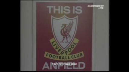 Liverpool Fans live You`ll never walk alone + subs 