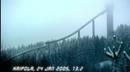 Audi Quattro изкачва ски скок