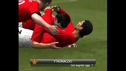 Goal C.ronaldo pes 2009 