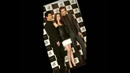 Robert Pattinson Kristen Stewart and Taylor Lautner