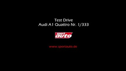 Audi A1 Quattro 0-259 km_h Gravel Tarmac Acceleration Top Speed Test sport auto Christian Gebhardt
