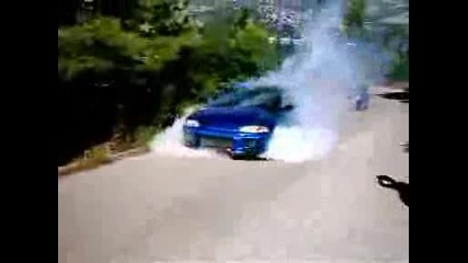 Honda Civic Burnout