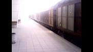 товарен влак потегля от гр Пазарджик