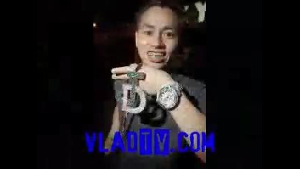 Tv Johnny Shows Off $100k Diamond Piece 