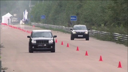 Jeep Grand Cherokee Srt-8 Supercharged vs Bmw X6m Stage 2