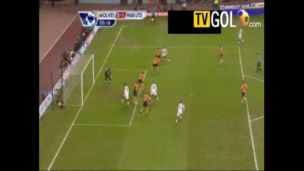 05.02.2011 Уулвърхямптън 0 - 1 Манчестър Юнайтед гол на Луиш Нани 