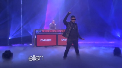 David Guetta и Usher изпълняват Without You при Елън