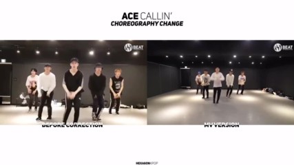 Ace - Callin Choreography Change Comparison