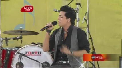 Adam Lambert - Starlight (live At Good Morning America, добро качество) 