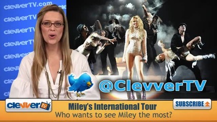 Miley Cyrus International Tour Announced - Will She Visit The U.s 