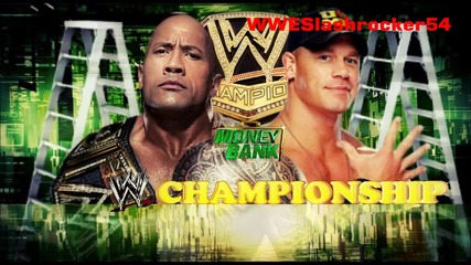 Wwe Money in the Bank 2013- The Rock vs John Cena for The Wwe Championship