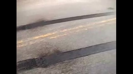 mad russian Bmw M5 burnt