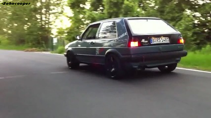 Vw Golf mk2 Vr6 Turbo 4 Motion - старт