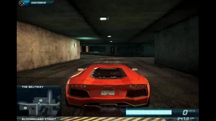 Need For Speed Most wanted 2012 - Lamborghini Aventador [testing drift and jump]