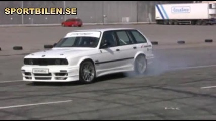 914 Rwhp Bmw E30 Touring burning tires (rickard Ivars)