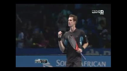 Анди Мъри - Хуан Мартин дел Потро 6 - 3 3 - 6 6 - 2 Barclays Masters London 