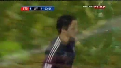 Stoke 1-1 Liverpool ( Suarez )